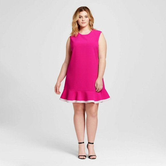 Victoria Beckham for Target Dresses & Skirts - Victoria Beckham Pink Ruffle Dress 3x 24 26